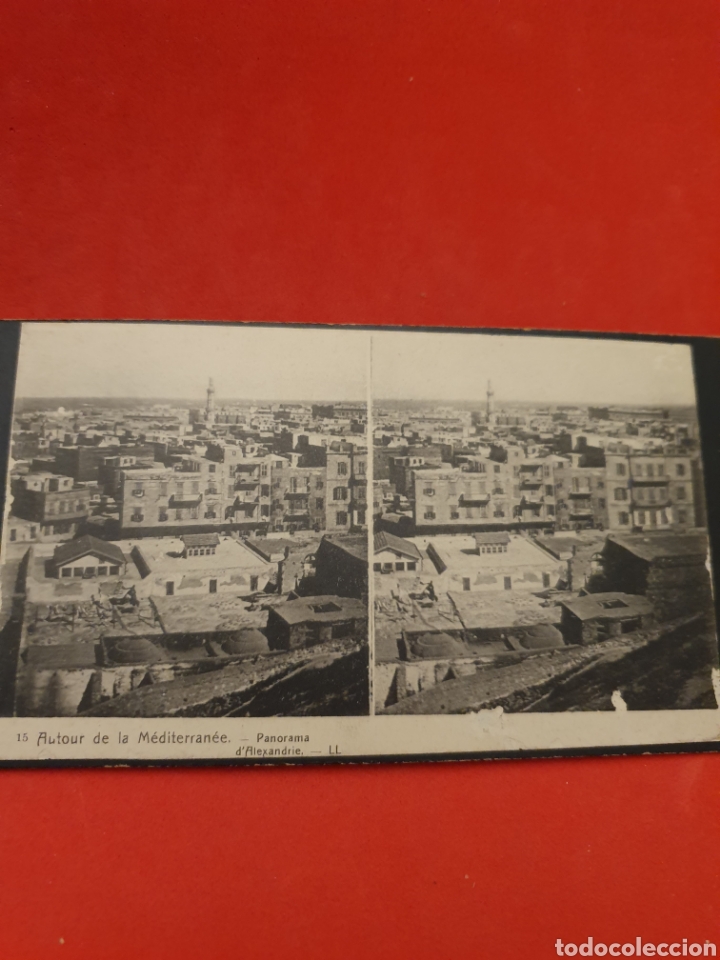 Antique Photography: Autour de la Mediterranee.Panorama de Aleixandrie.1890-1900 Aprox.