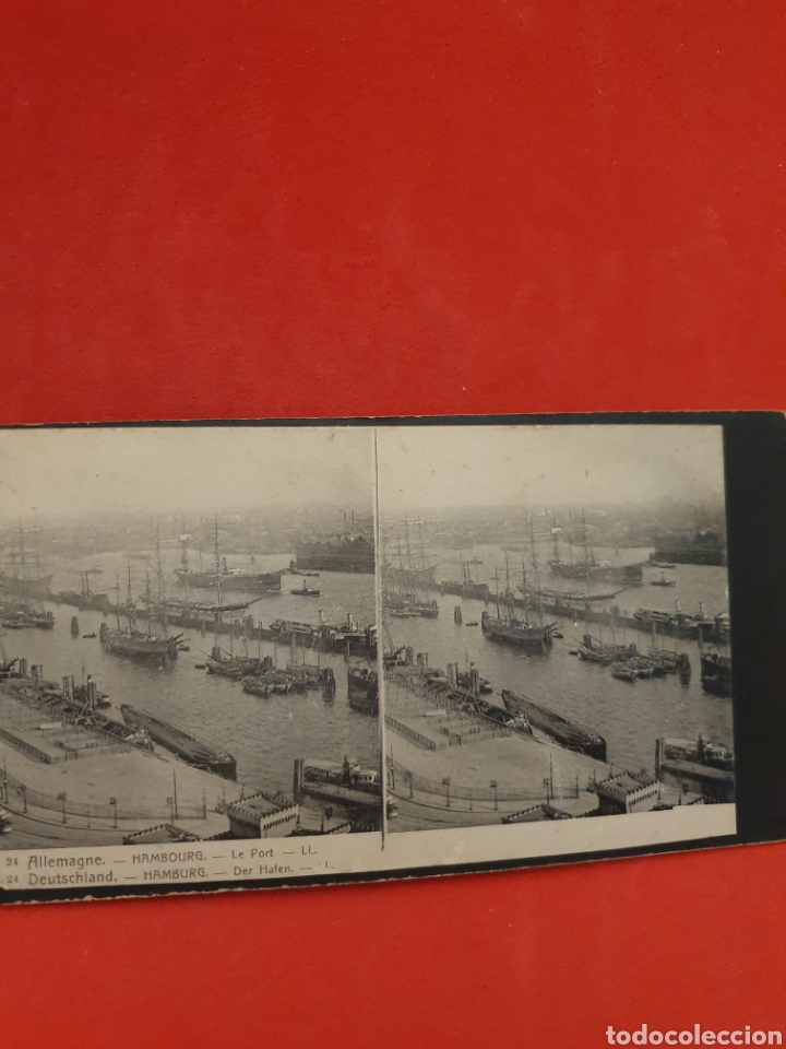 Antique Photography: Allemagne.Hambourg.Le Port.1890-1900 Aprox.