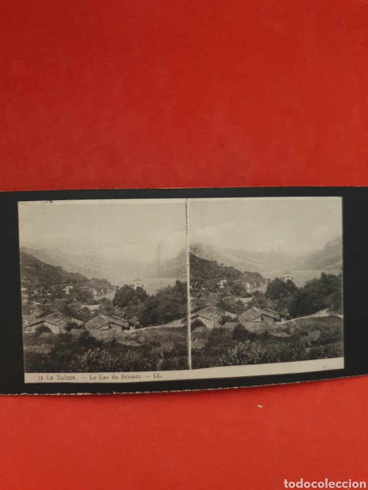 Antique Photography: La Suisse.Le lae de Brientz.1890-1900 Aprox