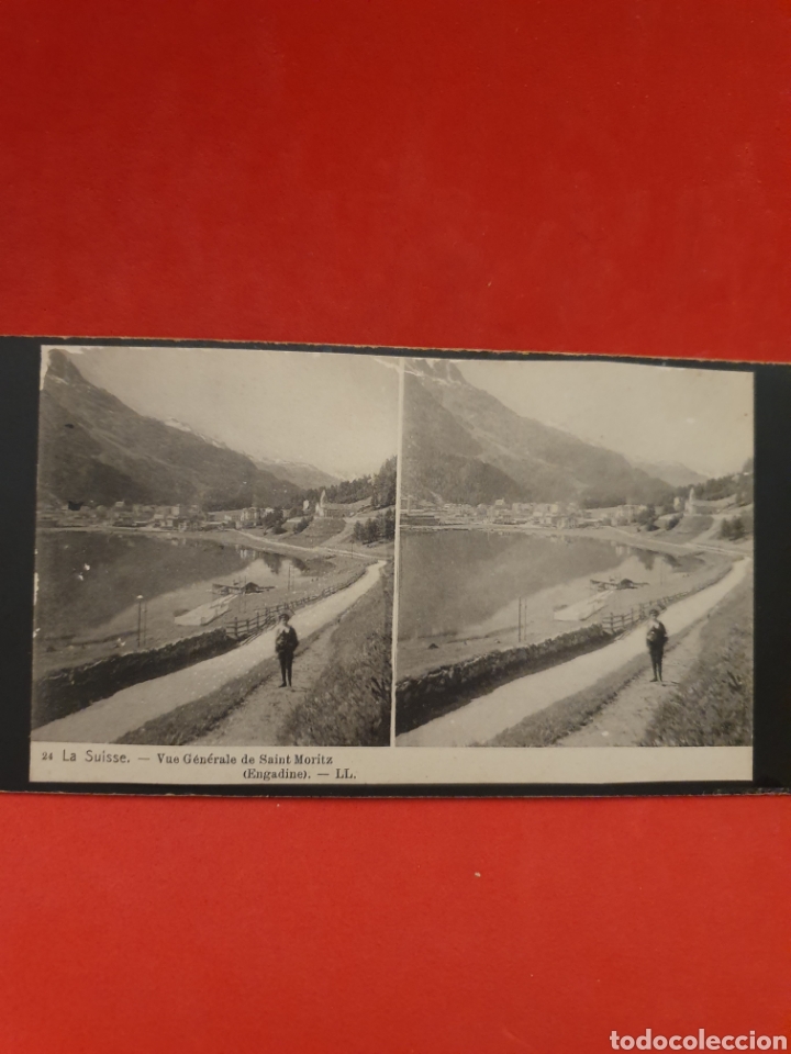Antique Photography: La Suisse.Vue Generale de Saint Moritz.1890-1900 Aprox.