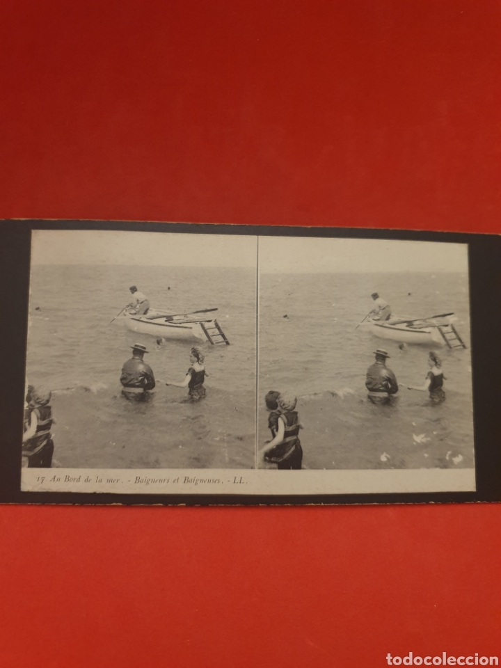 Fotografia antica: An Bord de la Mer.1890-1900 Aprox.