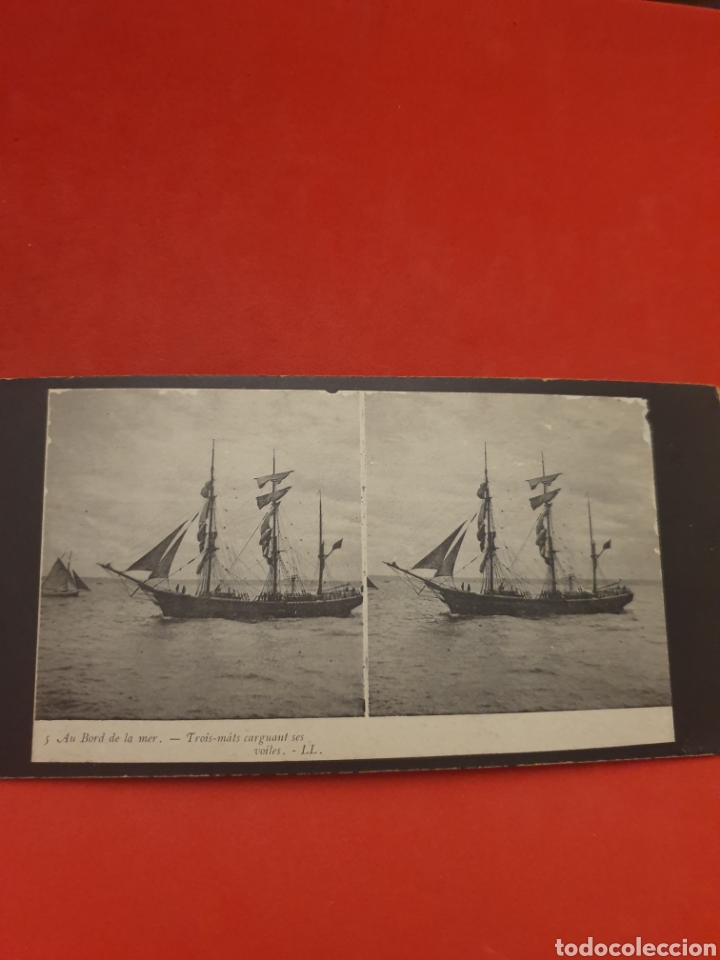 Photographie ancienne: Au Bord de la Mer.1890-1900 Aprox.