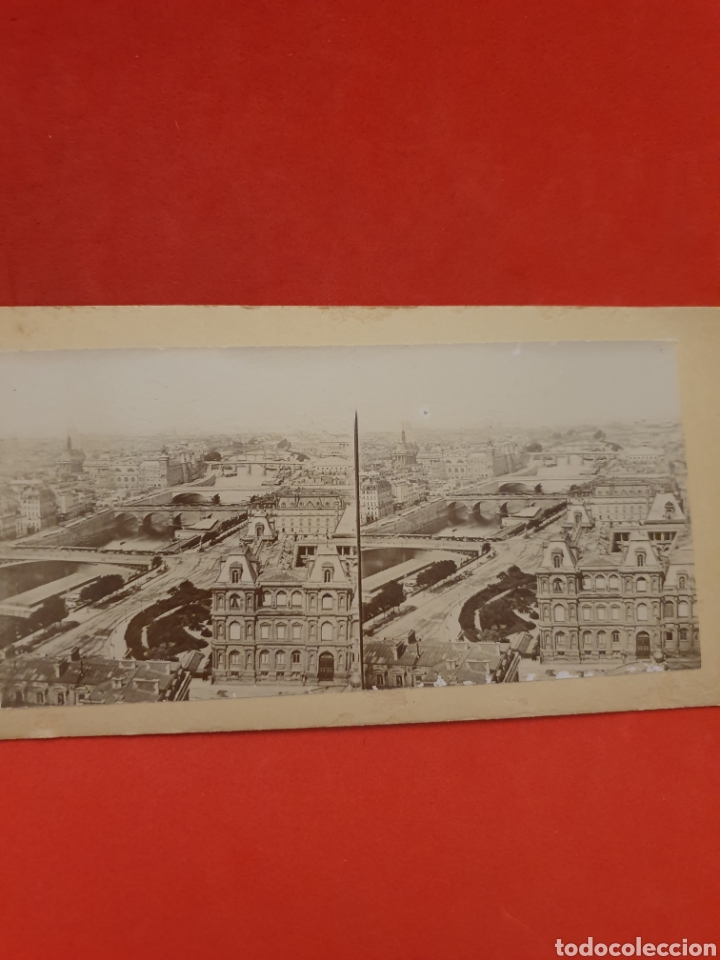 Photographie ancienne: Francia Paris a vista de p&aacute;jaro.1890-1900 Aprox.