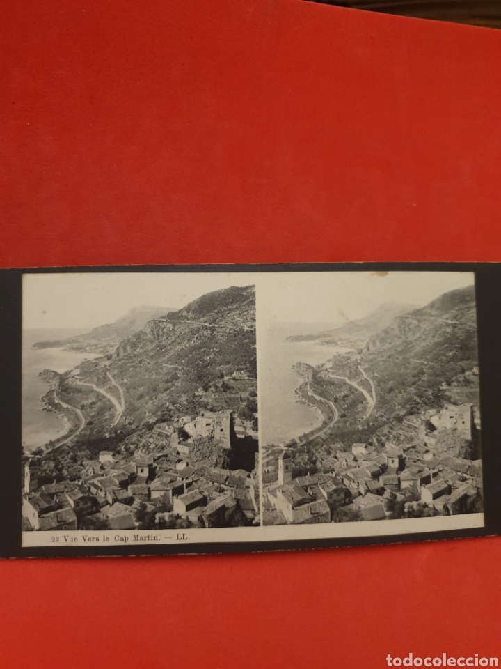 Photographie ancienne: Vue Vers le Cap Martin.1890-1900 Aprox