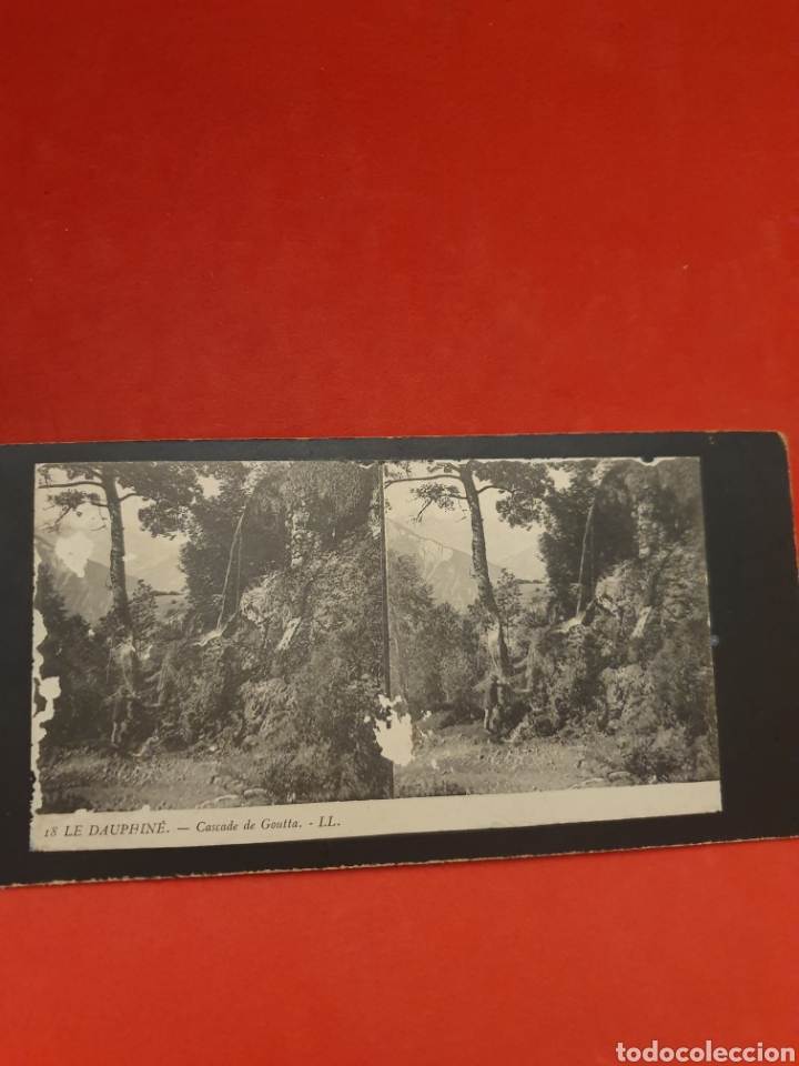 Antique Photography: Le Dauphine.Cascada de Goutta.1890-1900 Aprox.