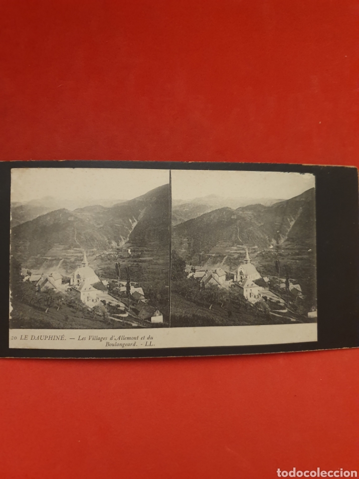 Antique Photography: Le Dauphine.Les Villages D' Allemont et du Boulangeard.1890-1900 Aprox.