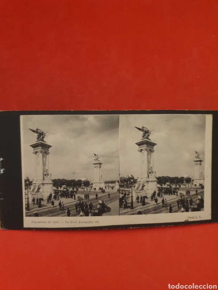 Antique Photography: Le pont Alexandre 1900.