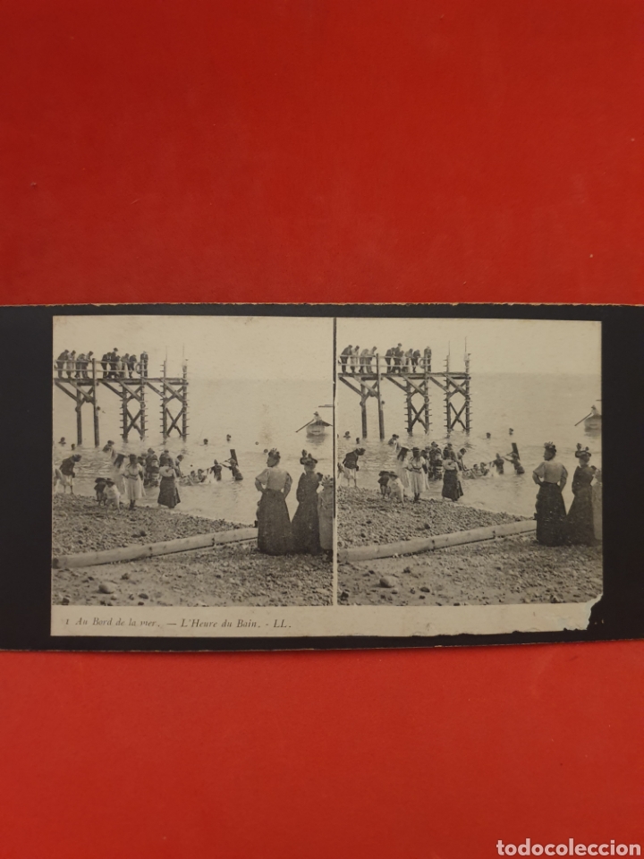 Antique Photography: Au Bord de la mer.1890-1900 Aprox.