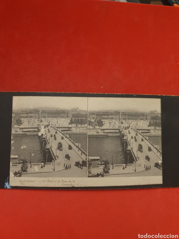 Antique Photography: Le pont et la Place de la Concorde.1890-1900 Aprox.