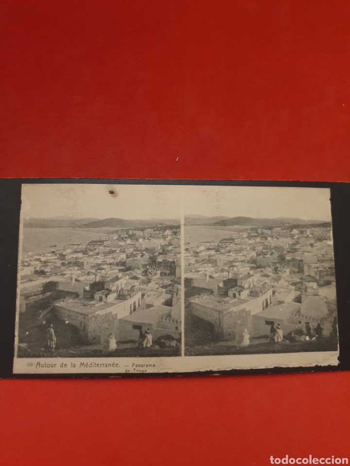 Antique Photography: Autour de la mediterranee.Panorama de Tanger.1890-1900 Aprox.