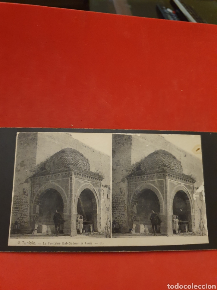 Antique Photography: Tunisie.La Fontaine Bab Sadoun.1890-1900 Aprox.