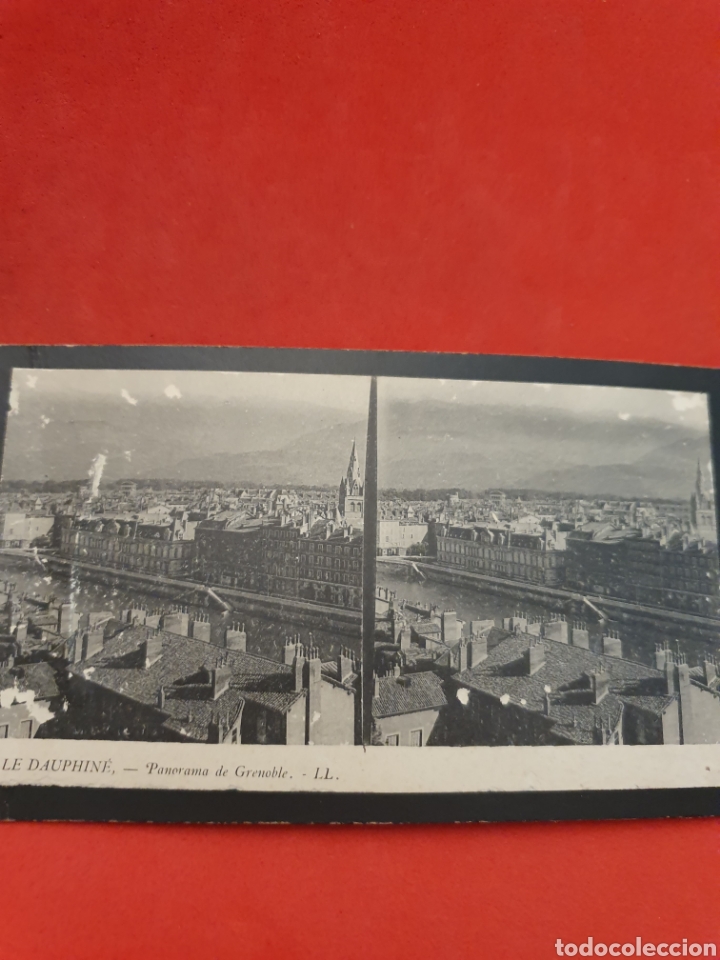 Fotografia antica: Le Dauphine.Panorama de Grenoble.1890-1900 Aprox.