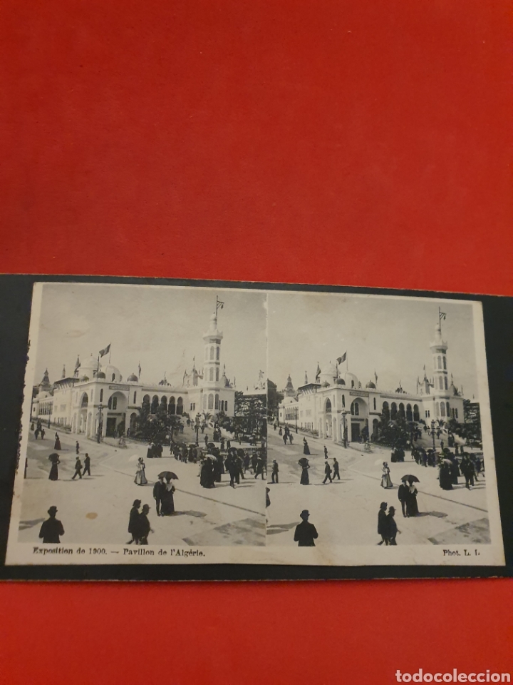 Photographie ancienne: Pavillon de L'Algerie.1900.