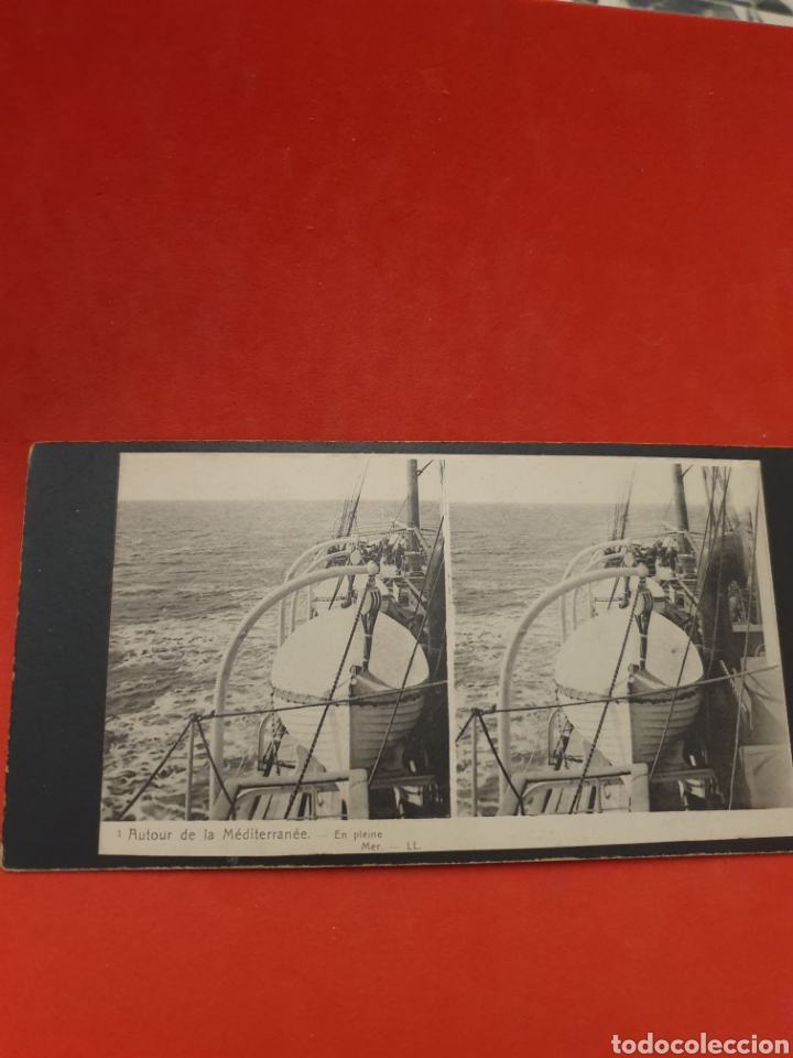 Photographie ancienne: Autour de la Mediterranee.En Pleine Mer.