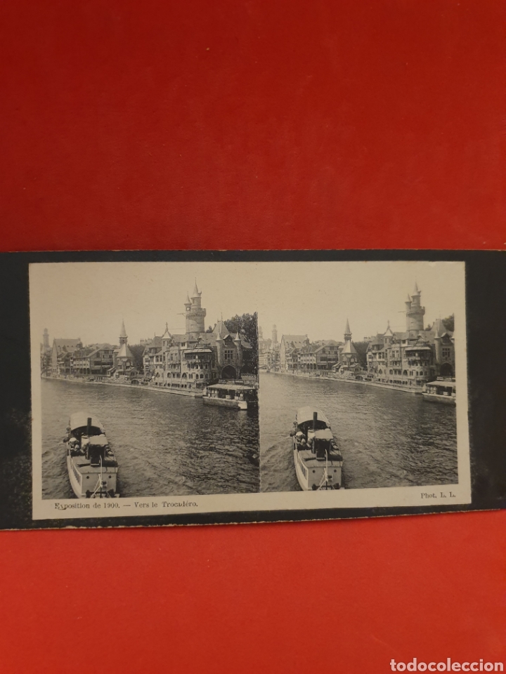 Fotografia antiga: Exposicion de 1900.Vers le Trocadero.