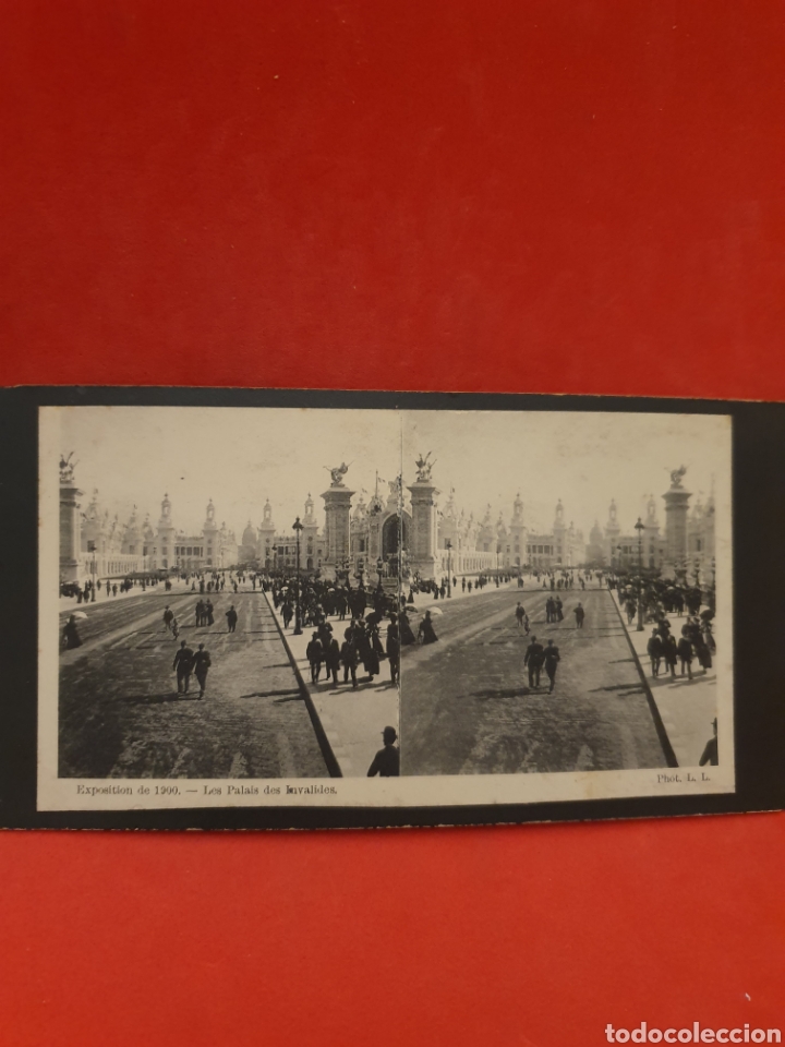 Fotografia antiga: Exposicion de 1900.Les Palais des Invalides.