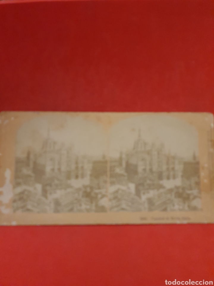 Fotografia antiga: Catedral de Milan.Italia.