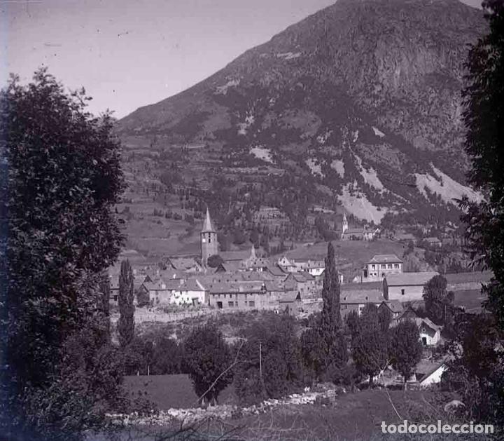 Fotografia antica: PIRINEOS. Valle de Ar&aacute;n. Salard&uacute;. Preciosa vista. c. 1925