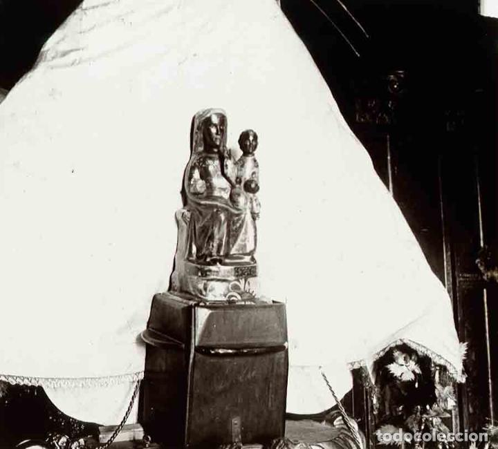 Fotografia antiga: PIRINEO. Virgen con el ni&ntilde;o. Sin identificar. c. 1925