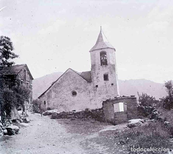 Fotografia antiga: PIRINEO. Iglesia. Lugar sin identificar. c. 1925
