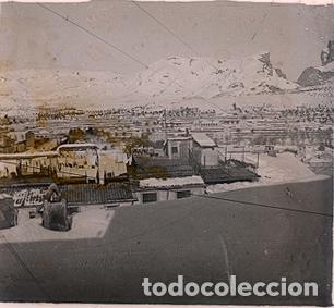 Fotografia antiga: ALCOY NEVADA 1926 POSITIVO CRISTAL ESTEROSCOPICO