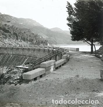 Fotografia antiga: CHERA PANTANO DE BUSEROS CRISTAL ESTEREOSCOPICO POSITIVO