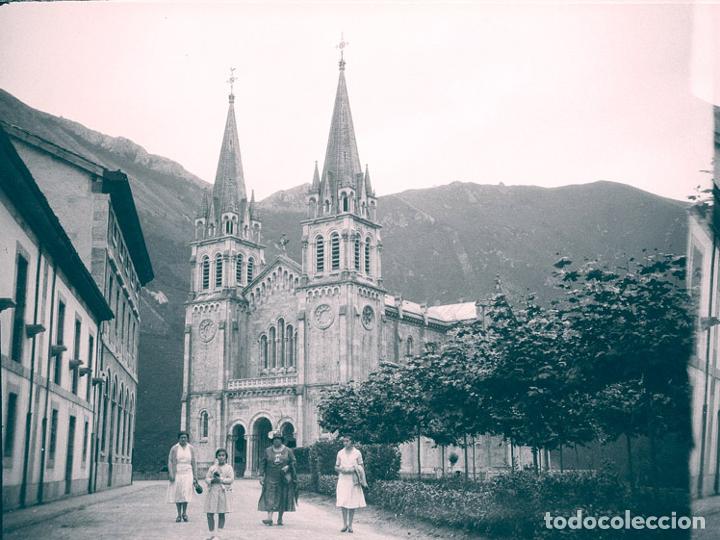 Fotografia antica: COVADONGA NEGATIVO ESTEREOSCOPICO CELULOIDE