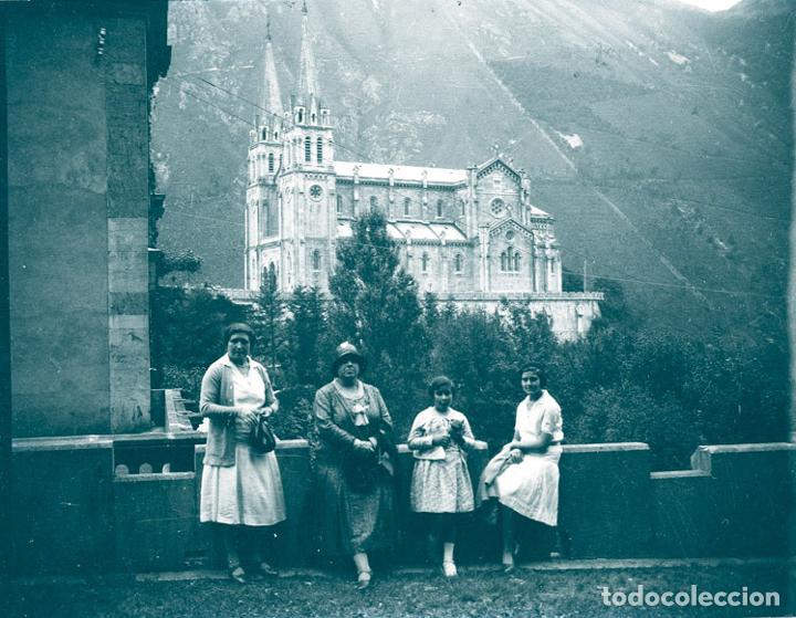 Antique Photography: COVADONGA NEGATIVO ESTEREOSCOPICO CELULOIDE