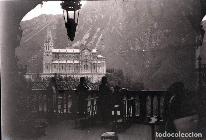 Antique Photography: COVADONGA NEGATIVO ESTEREOSCOPICO CELULOIDE