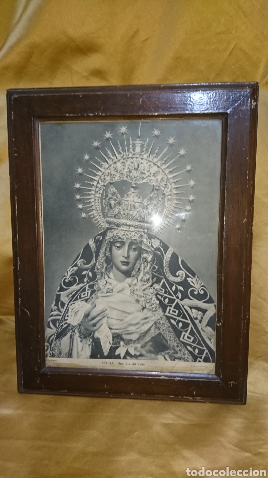 Fotografia antica: VIRGEN DEL VALLE, huecograbado
