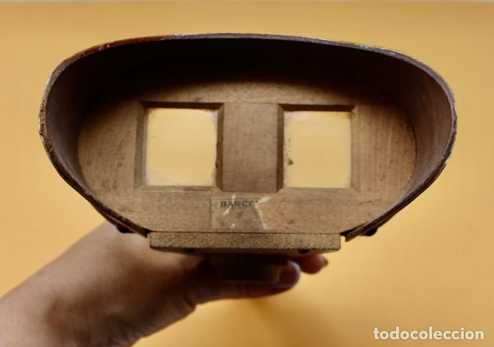 Fotograf&iacute;a antigua: ESTEROSCOPES DE MADERA S XIX - Foto 6