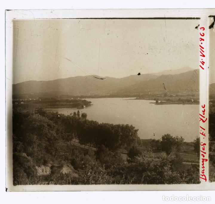 Fotograf&iacute;a antigua: LAGO DE BANYOLES. Preciosa foto c. 1965