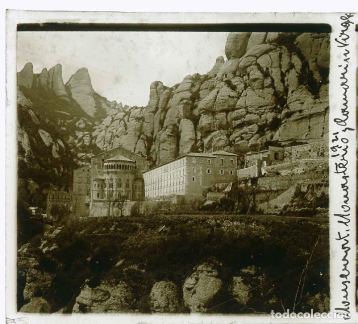 Photographie ancienne: MONTSERRAT. Vista general del monasterio. 1921