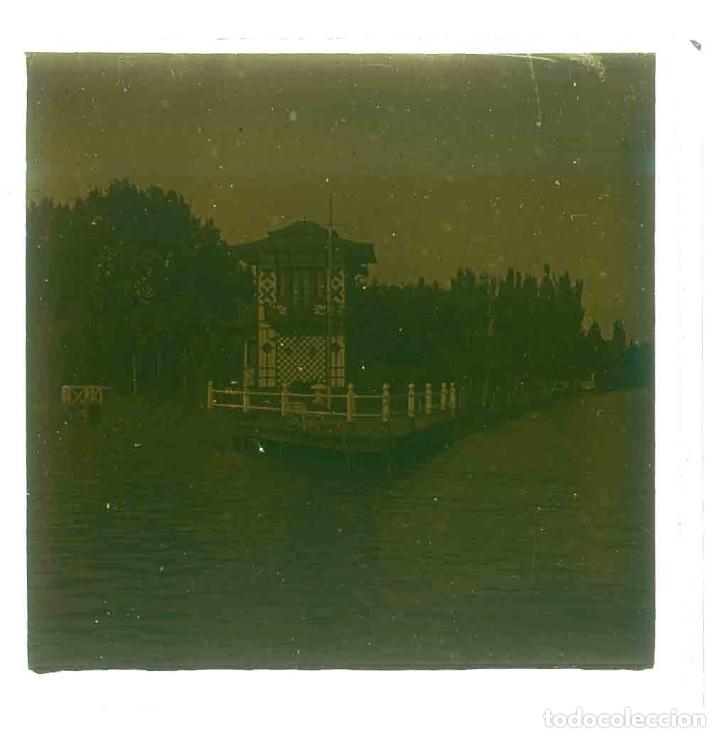 Fotografia antica: PARQUE. Peque&ntilde;o lago. c. 1925