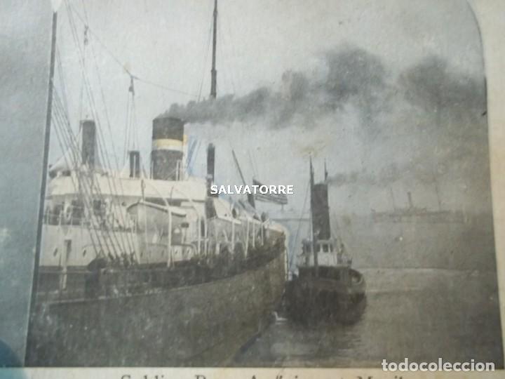 Antique Photography: GUERRA ESPA&Ntilde;A ESTADOS UNIDOS. SOLDADOS INVASORES NORTEAMERICANOS LLEGAN A MANILA. ORIGINAL. 1898