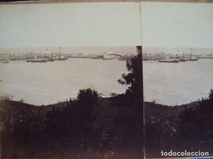 Antique Photography: (ES-200808)FOTOGRAFIA ESTEREOSCOPICA DE BARCELONA-PUERTO