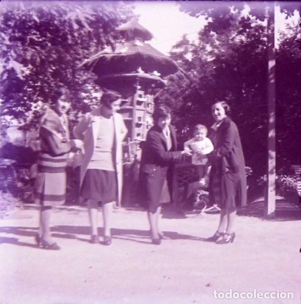 Photographie ancienne: ALCOY ANTIGUO NEGATIVO CRISTAL ESTEREOSCOPICO 4,5 X 10,7 CM.