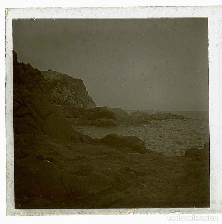 Photographie ancienne: COSTA. MAR. Catalu&ntilde;a. Lugar sinidentificar. c. 1925