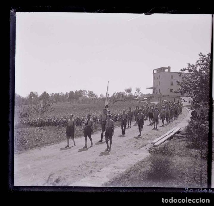 Photographie ancienne: Desfile de uniformados. Catalu&ntilde;a. c. 1925