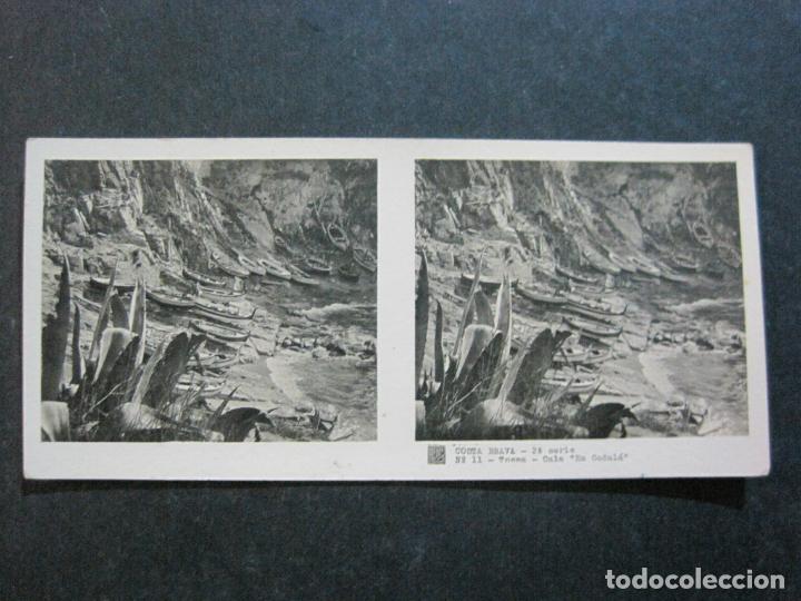 Fotograf&iacute;a antigua: TOSSA-CALA ES CODOLA-RELLEV N&ordm; 11-FOTO ESTEREOSCOPICA-VER FOTOS-(74.129)