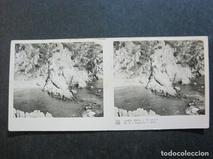 Fotografia antica: TAMARIU-CALA-RELLEV N&ordm; 9-FOTO ESTEREOSCOPICA-VER FOTOS-(74.132)
