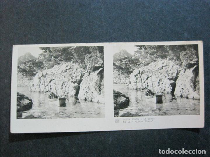 Fotografia antica: AIGUA BLAVA-RELLEV N&ordm; 13-FOTO ESTEREOSCOPICA-VER FOTOS-(74.134)