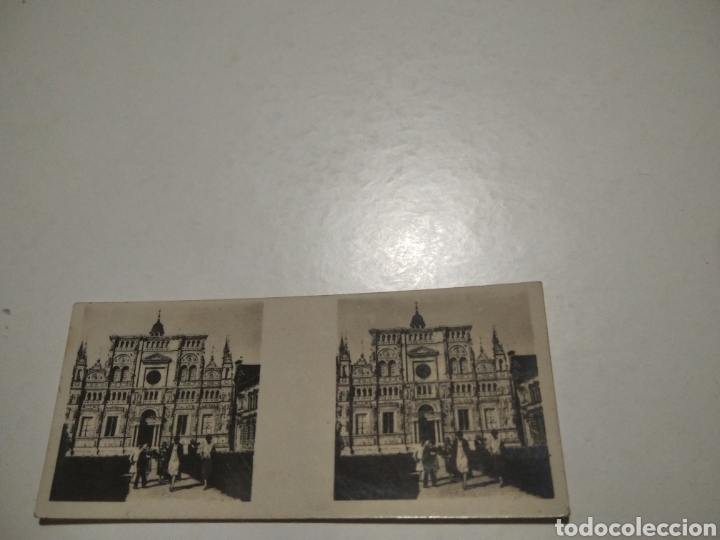 Fotografia antica: Fotograf&iacute;a estereosc&oacute;pica Italia Cartuja de Pav&iacute;a