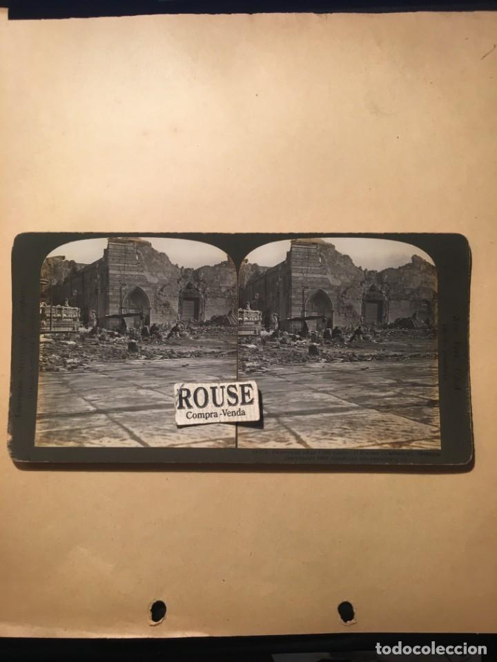 Antique Photography: MESSINA - SICILA - ANTIGUA FOTGRAFIA ESTEREOSCOPICA 5117 A TERREMOTO 1909 - AMERICAN STEREOSCOPIC
