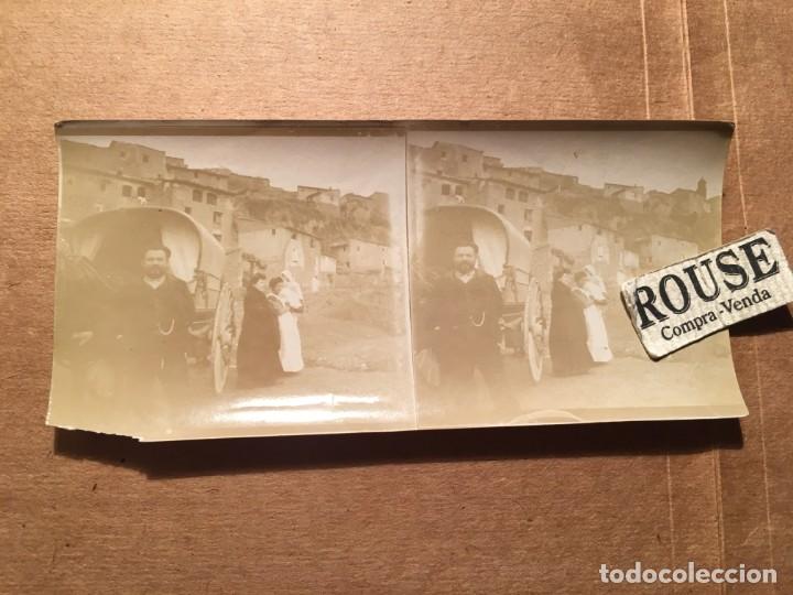 Fotografia antica: ANTIGUA FOTOGRAFIA ESTERESCOPICA - 13X6 CM.