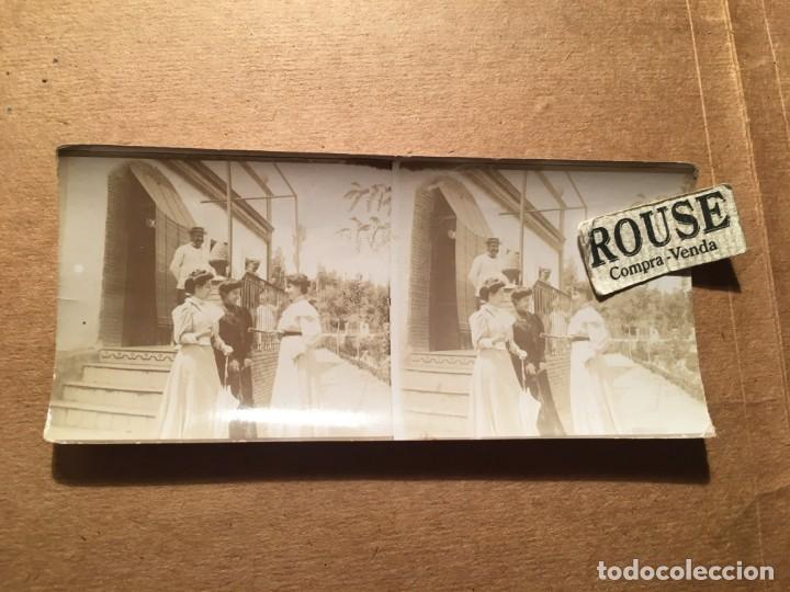 Fotografia antica: ANTIGUA FOTOGRAFIA ESTERESCOPICA 13X6 CM.