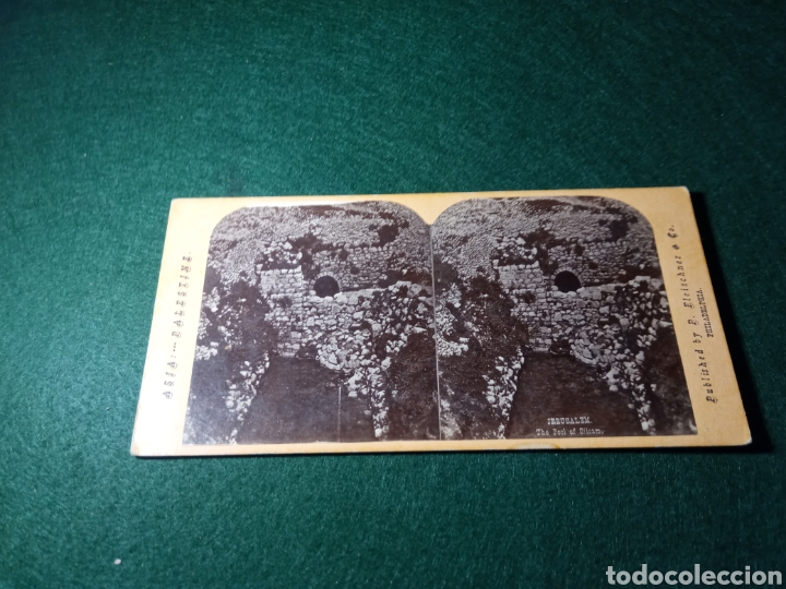 Fotograf&iacute;a antigua: Jerusalem.The Pool of Siloam