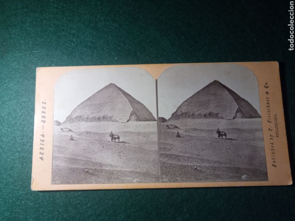 Fotograf&iacute;a antigua: Egipto. PIR&Aacute;MIDE