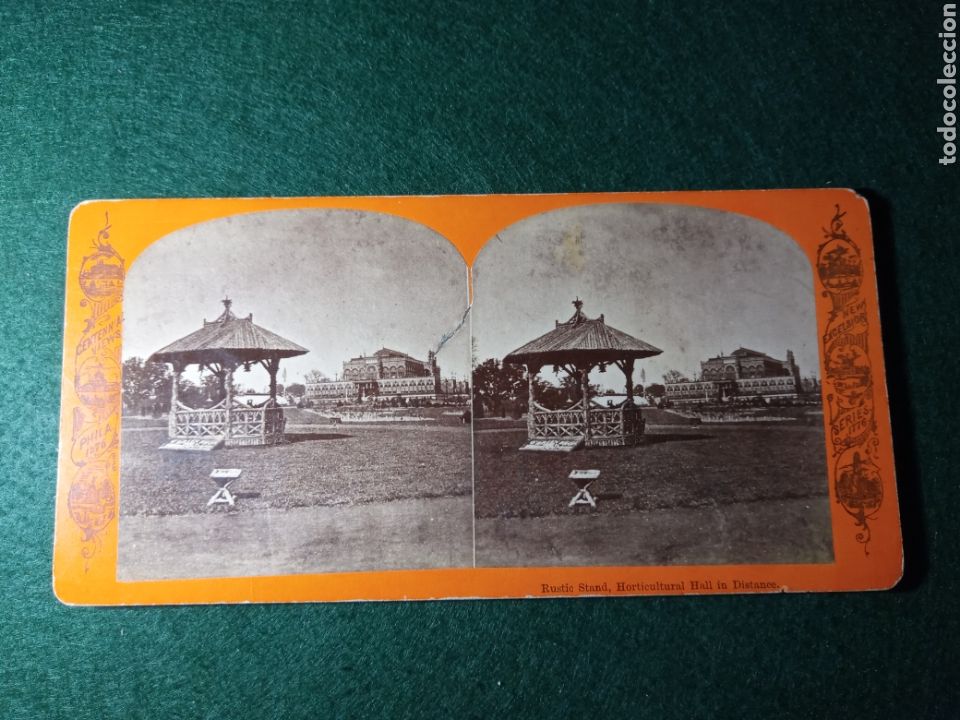 Fotografia antiga: Rustic Stand, Horticultura Hall in Distance