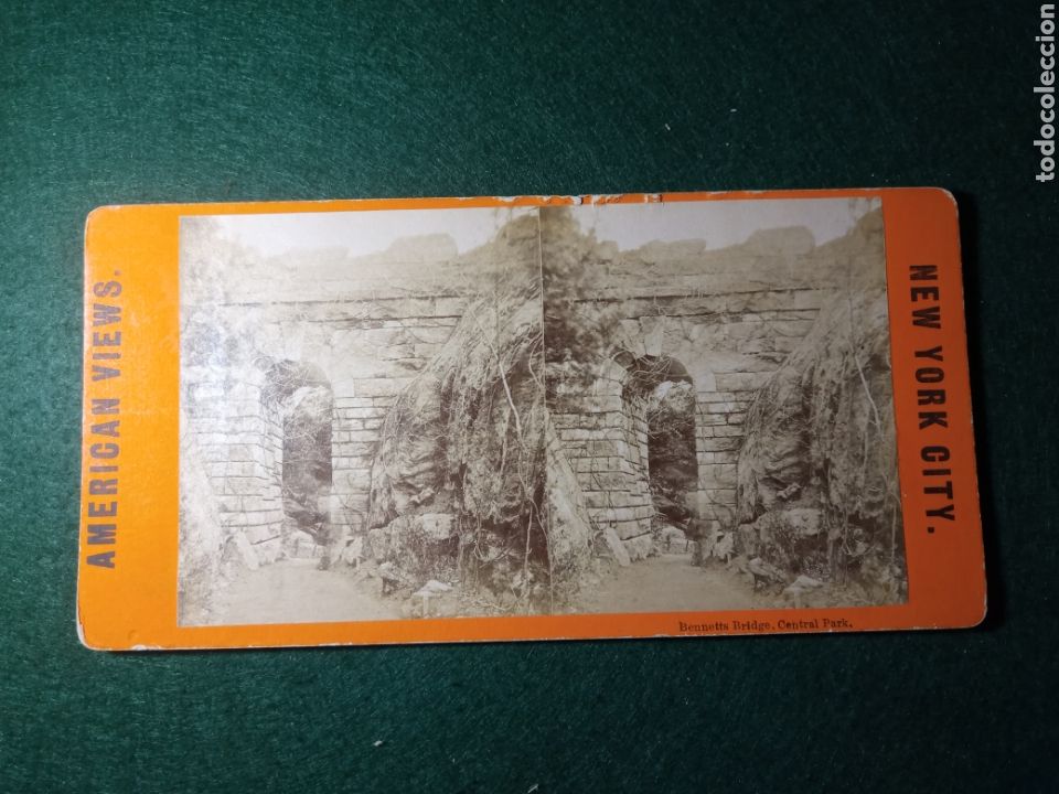 Fotografia antiga: Bennestts Brigde, Central Park